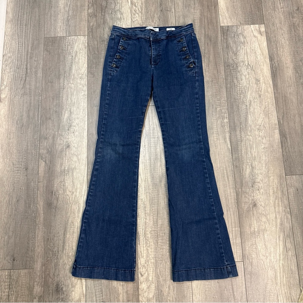 Banana Republic Dark Blue Flare Jeans